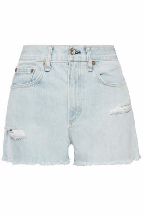 Denim shorts with rip, zdjęcie 1 Denim shorts with rip od Rag & Bone